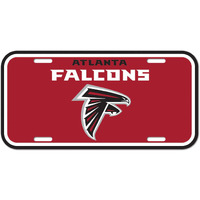 Atlanta Falcons License Plate Plastic