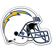 Los Angeles Chargers Magnet Car Style 12 Inch Helmet Design CO