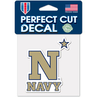 Navy Midshipmen Decal 4x4 Perfect Cut Color