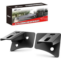 2PCS JK A-Pillar Windshield Hinge Mounting Brackets for2007-2017 Jeep Wrangler
