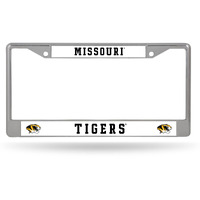 Missouri Tigers License Plate Frame Chrome - Special Order