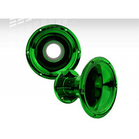 Green Bolt-on Horn Flare with 2-in Throat for 2-in Compatible High Frequency Drivers