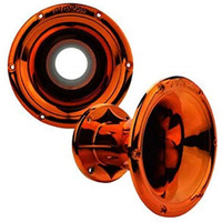 Orange Bolt-on Horn Flare with 2-in Throat for 2-in Compatible High Frequency Drivers