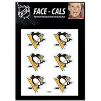 Pittsburgh Penguins Tattoo Face Cals