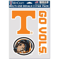Tennessee Volunteers Decal Multi Use Fan 3 Pack Special Order
