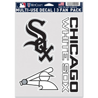 Chicago White Sox Decal Multi Use Fan 3 Pack Special Order