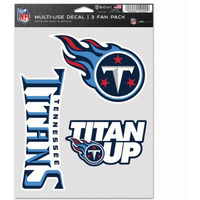Tennessee Titans Decal Multi Use Fan 3 Pack