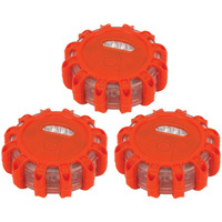 3-PK LED ROAD FLARES W/BAG