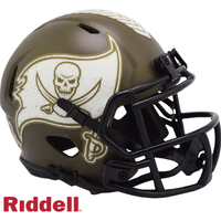 Tampa Bay Buccaneers Helmet Riddell Replica Mini Speed Style Salute To Service