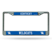 Kentucky Wildcats License Plate Frame Chrome Printed Insert
