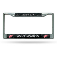 Detroit Red Wings License Plate Frame Chrome Printed Insert