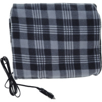 BlackCanyon Gear 12V Heated Blanket for Truck - Car Camping Travel Throw 12-Volt Fleece Portable Heated Blanket