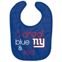 New York Giants Baby Bib All Pro Style I Drool Design