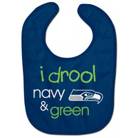 Seattle Seahawks Baby Bib All Pro Style I Drool Design
