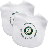 Oakland Athletics Baby Bib 2 Pack