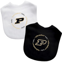 Purdue Boilermakers Baby Bib 2 Pack
