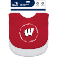 Wisconsin Badgers Baby Bib 2 Pack