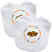 Oklahoma State Cowboys Baby Bib 2 Pack