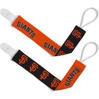San Francisco Giants Pacifier Clips 2 Pack
