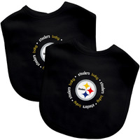 Pittsburgh Steelers Baby Bib 2 Pack
