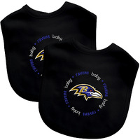 Baltimore Ravens Baby Bib 2 Pack