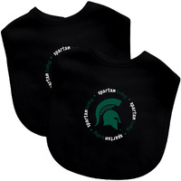 Michigan State Spartans Baby Bib 2 Pack