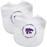 Kansas State Wildcats Baby Bib 2 Pack