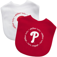 Philadelphia Phillies Baby Bib 2 Pack