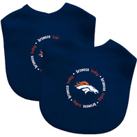 Denver Broncos Baby Bib 2 Pack