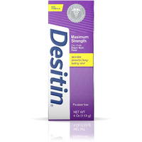 Desitin Maximum Strength Baby Diaper Rash Cream for Relief & Prevention with 40% Zinc Oxide, Original, 4 Oz