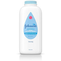 Johnson's Baby Powder with Naturally Derived Cornstarch Aloe & Vitamin E, Hypoallergenic, 15 oz