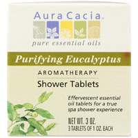 Aura cacia - Purifying Aromatherapy Shower Tablets Eucalyptus - 3 Tablets(D0102H5WN26)