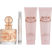 Fancy by Jessica Simpson for Women - 4 Pc Gift Set 3.4oz EDP Spray, 0.34oz EDP Spray, 3oz Body Lotion, 3oz Bath and Shower Gel