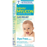 MYLICON Infants Gas Relief Drops for Infants and Babies, Dye Free Formula, 1 Fluid Ounce