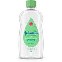 Johnson's Baby Oil, Mineral Oil Enriched with Aloe Vera and Vitamin E, 14 fl. oz
