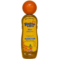 Honey Bee Ricitos de Oro Shampoo| Baby Shampoo with Pop-Up Rattle Cap, Paraben Free Product for Babys Delicate Hair; 8.4 Fl Ounces
