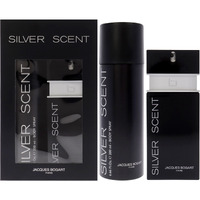 Silver Scent by Jacques Bogart for Men - 2 Pc Gift Set 3.33oz EDT Spray, 6.66oz Body Spray