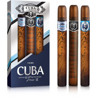 Cuba Trio 2 by Cuba for Men - 3 Pc Gift Set 1.17oz Cuba Winner EDT Spray, 1.17oz Cuba Shadow EDT Spray, 1.17oz Cuba Prestige Black EDT Spray