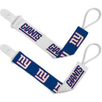 New York Giants Pacifier Clips 2 Pack