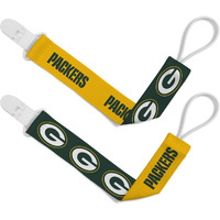 Green Bay Packers Pacifier Clips 2 Pack