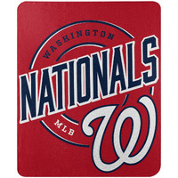 Washington Nationals Blanket 50x60 Fleece Campaign Design