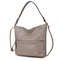 MKF collection Sierra Hobo Handbag Vegan Leather Womens by Mia K(D0102HA97NV)
