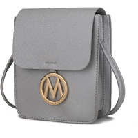 MKF collection Skylar Messenger Handabag Vegan Leather Womens by Mia K(D0102HA97UY)