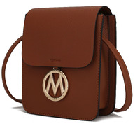 MKF collection Skylar Messenger Handabag Vegan Leather Womens by Mia K(D0102HA97FW)