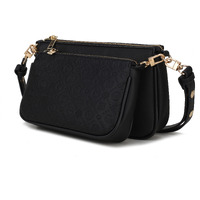 MKF collection Dayla Baguette Handabag Vegan Leather Womens by Mia K(D0102HA97DW)