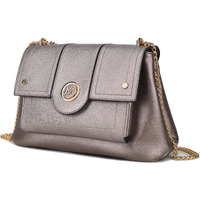 MKF collection Eden Satchel Handbag Vegan Leather crossover Womens by Mia K(D0102HA99UV)