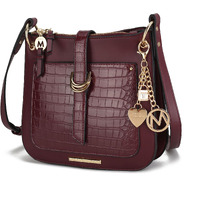 MKF collection Kiltienne crossbody Handbag Vegan Leather Women by Mia K(D0102H992AU)