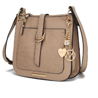 MKF collection Kiltienne crossbody Handbag Vegan Leather Women by Mia K(D0102H992AY)