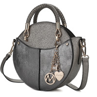 MKF collection Nobella crossbody Handbag Vegan Leather Women by Mia K(D0102H9928W)