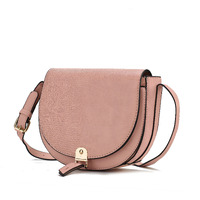 MKF collection Adalyn Snake Embossed Vegan Leather Women Shoulder Bag by Mia K(D0102H9KJPA)